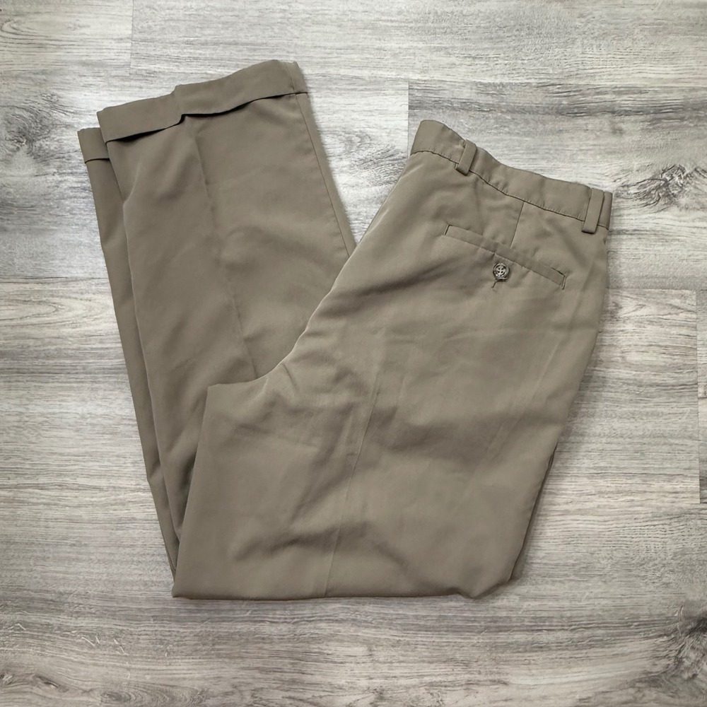 Dockers Men's Dress‎ Pants Pleated Front Tan Khaki Casual Career W36 L30